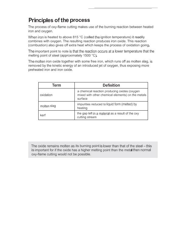 Page 2 – Fabrication Technology notes on  Oxy-Flame cutting  – Kenyaplex