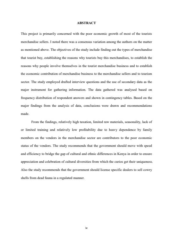 Page 1 – Sample Tourism Research Project  – Kenyaplex