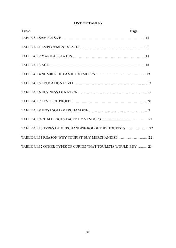 Page 4 – Sample Tourism Research Project  – Kenyaplex
