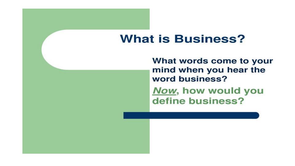 Page 3 – BBA 100: Business Studies Lecture Notes 1st Year – Kenyaplex