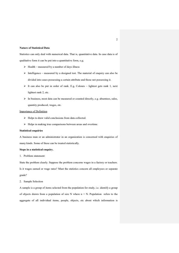 Page 2 – EES 201: Statistics for Economists 1 Notes – Kenyaplex
