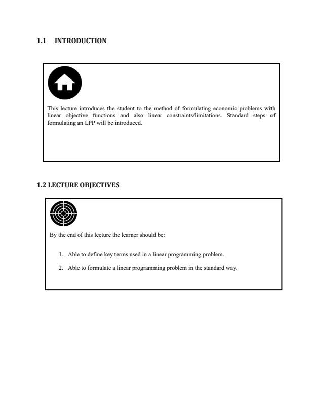 Page 1 – EES 300: Mathematics for Economists 3 Notes – Kenyaplex