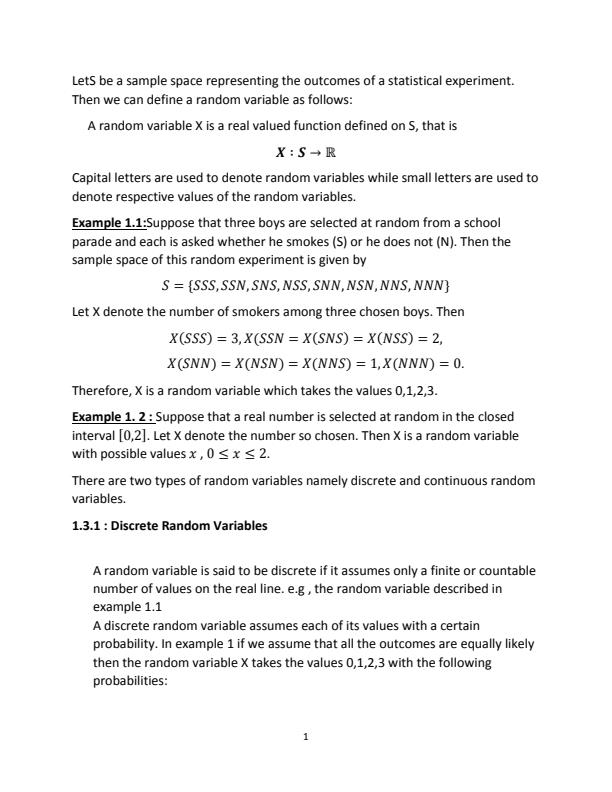 Page 2 – SST 204: Probability and Statistics I Notes – Kenyaplex