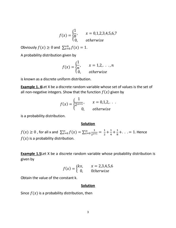 Page 4 – SST 204: Probability and Statistics I Notes – Kenyaplex
