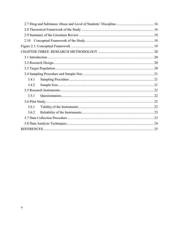 Page 2 – Effects of drugs and substance abuse on students’ discipline in secondary schools in Kesses Sub-County – Kenyaplex