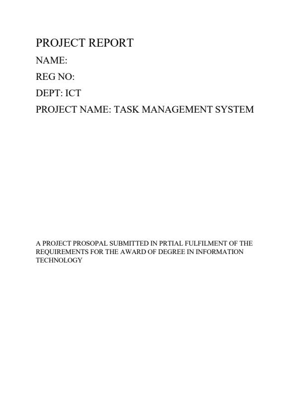 Page 1 – Documentation Report for Online Task Management System  – Kenyaplex