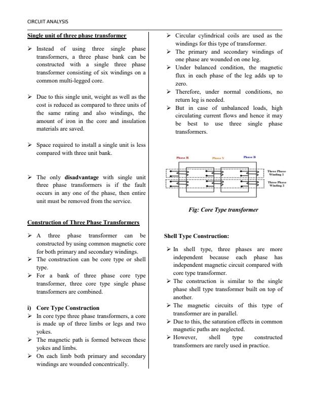Page 2 – Three Phase Transformers Notes – Kenyaplex