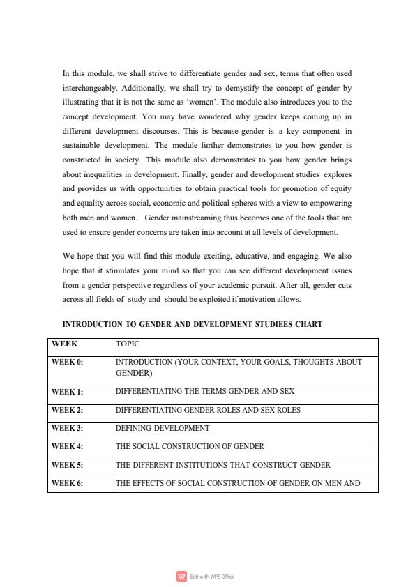 Page 2 – AGD 100: Introduction to Gender and Development Studies Notes – Kenyaplex