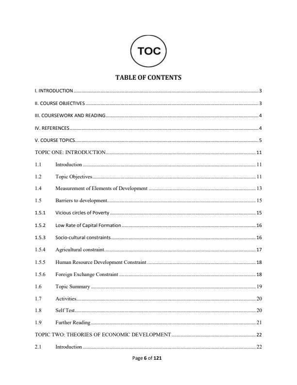 Page 1 – EAE 204: Economic Development Lecture Notes – Kenyaplex