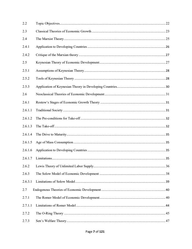 Page 2 – EAE 204: Economic Development Lecture Notes – Kenyaplex