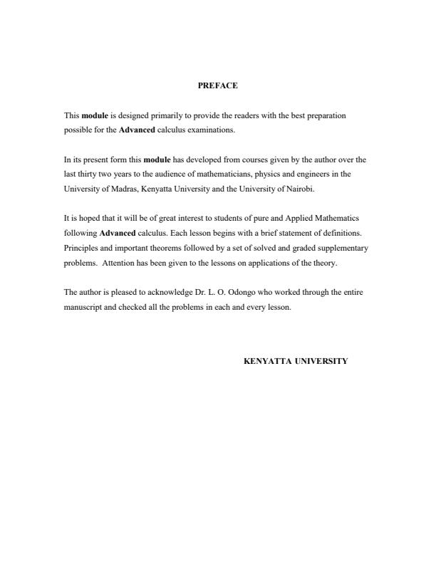 Page 1 – SMA 200: Calculus II Lecture Notes – Kenyaplex