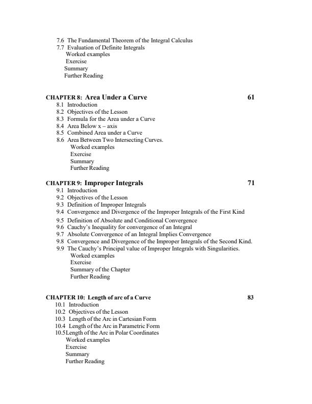 Page 4 – SMA 200: Calculus II Lecture Notes – Kenyaplex
