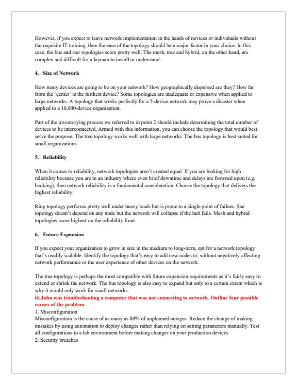 Page 4 – Diploma in ICT Module 3: Data Communication and Networking Questions and Answers – Kenyaplex