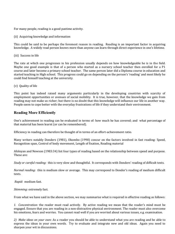 Page 3 – Writing and Reading Skills Notes – Kenyaplex