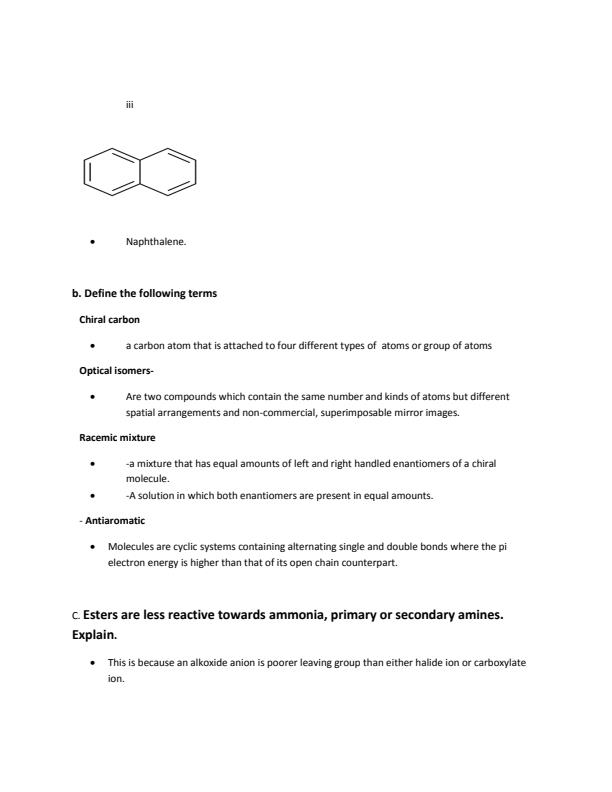 Page 2 – BCH2104: Organic Chemistry II Questions and Answers – Kenyaplex