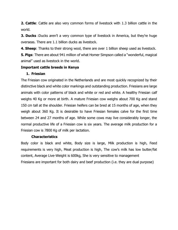 Page 2 – PANS 311: Principles of Livestock Production Notes – Kenyaplex