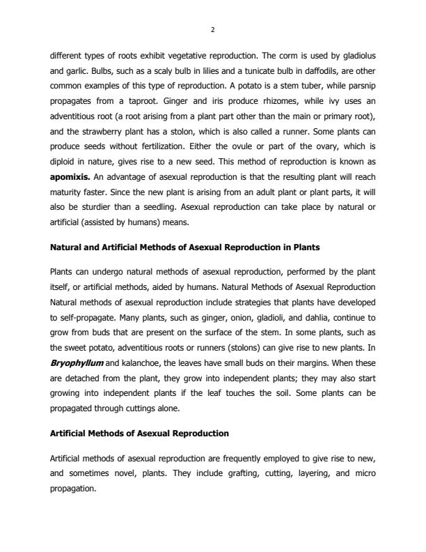 Page 2 – PBIO 311: Reproduction in Plants and Animals Notes – Kenyaplex