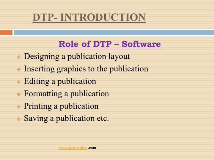 Introduction to Desktop Publishing Notes in PowerPoint Format 10629