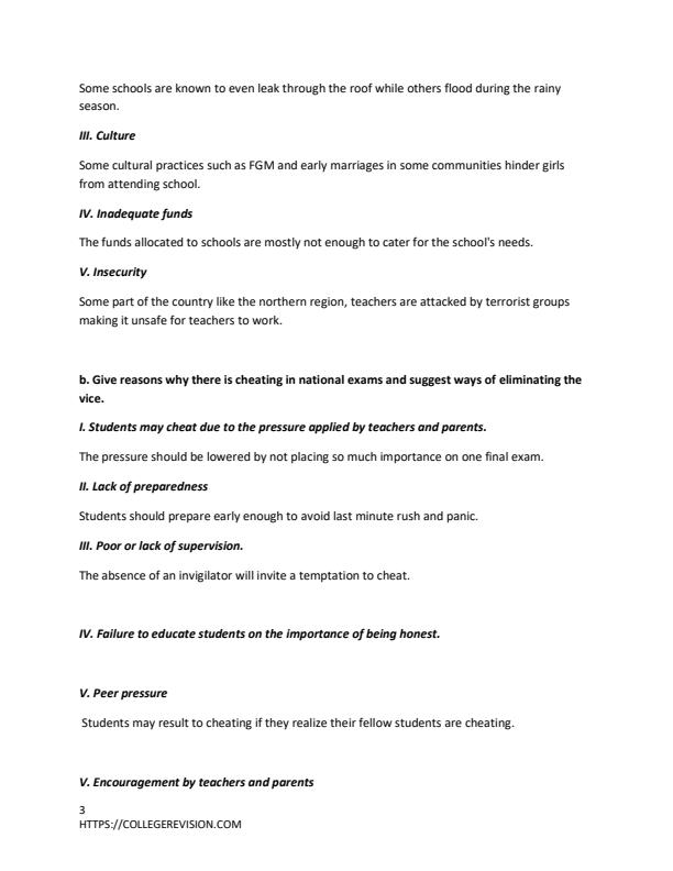 Page 4 – Comparative Education and Emerging Issues Solved Past Papers: Questions and Answers – Kenyaplex