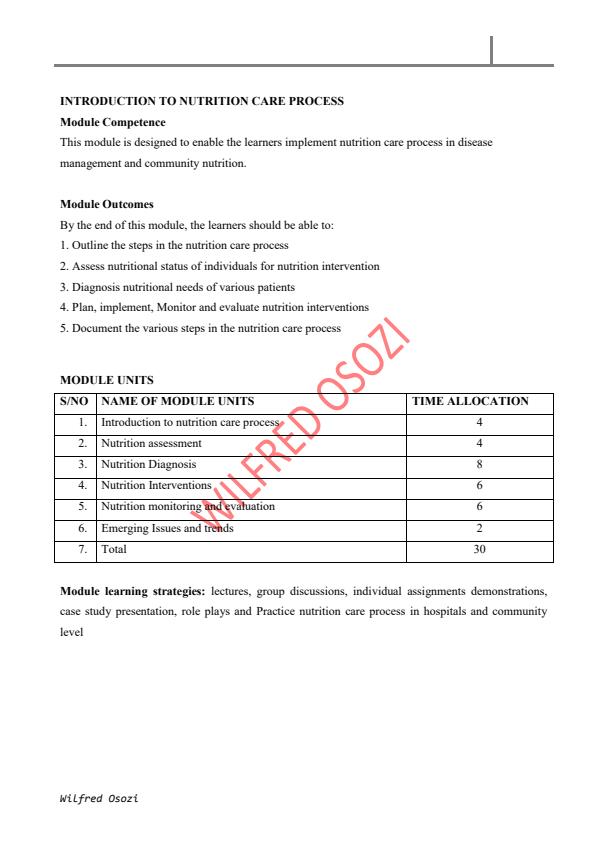 Page 1 – FND 345: Nutrition Care Process Notes – Kenyaplex