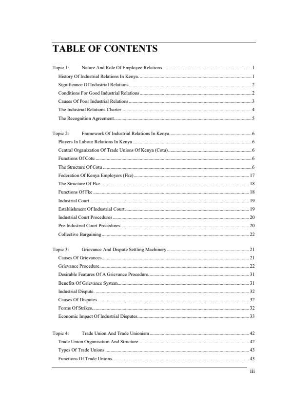 Page 2 – Employee Relations Notes: Higher Diploma in Human Resource Management – Kenyaplex