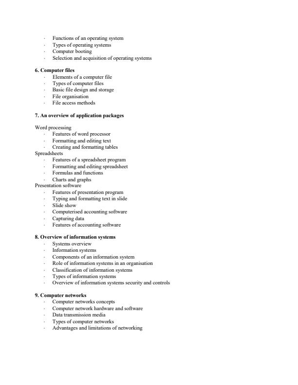 Page 3 – Information Communication Technology Notes for KNEC Courses – Kenyaplex
