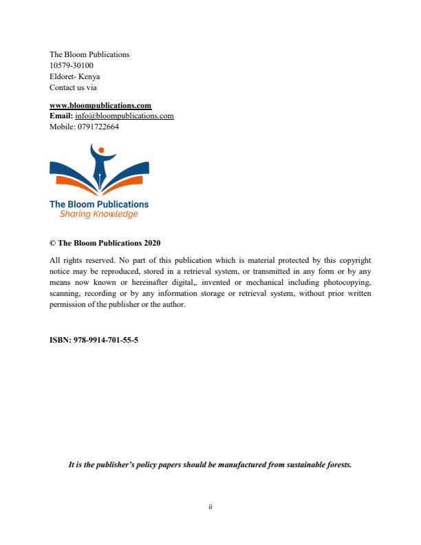 Page 2 – Business Finance Notes For College and University Education – Kenyaplex