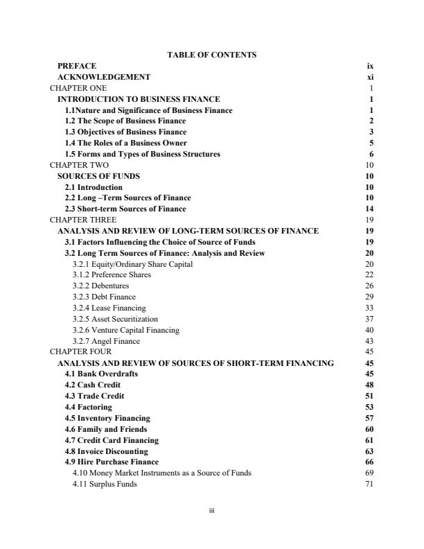 Page 3 – Business Finance Notes For College and University Education – Kenyaplex