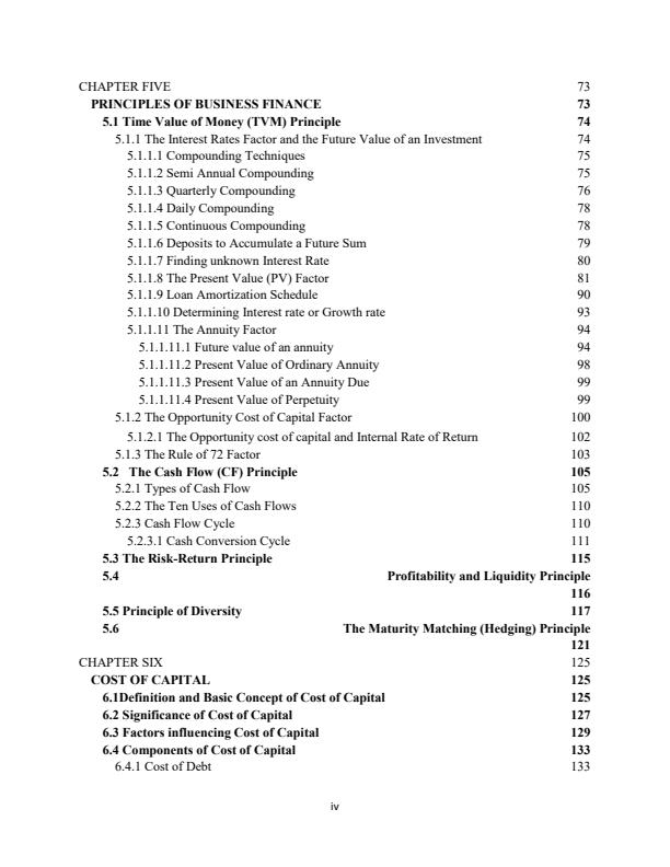 Page 4 – Business Finance Notes For College and University Education – Kenyaplex