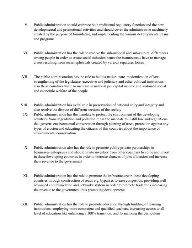 Page 2 – The Role of Public Administration in Development of Societies – Kenyaplex