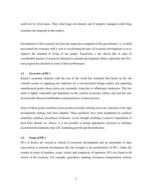 Page 3 – BBA 414: Management of Public Enterprises Notes – Kenyaplex