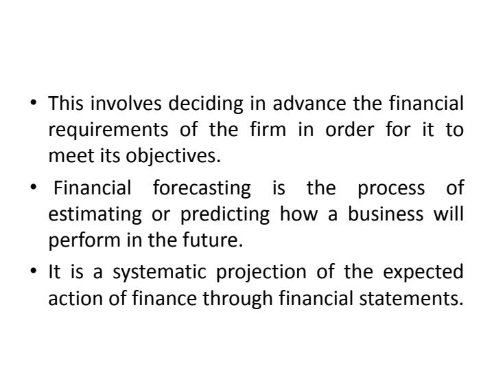 Page 2 – BAC 819 :Financial Analysis: Financial Forecasting Notes – Kenyaplex