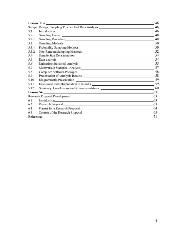 Page 4 – BSU 805: Research Methods Lecture Notes – Kenyaplex