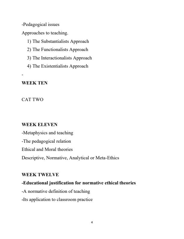 Page 4 – EFN 2200: Philosophy of Education Notes – Kenyaplex