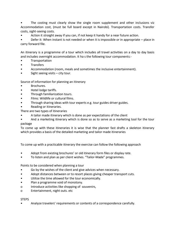 Page 4 – Tour Guiding Notes – Kenyaplex