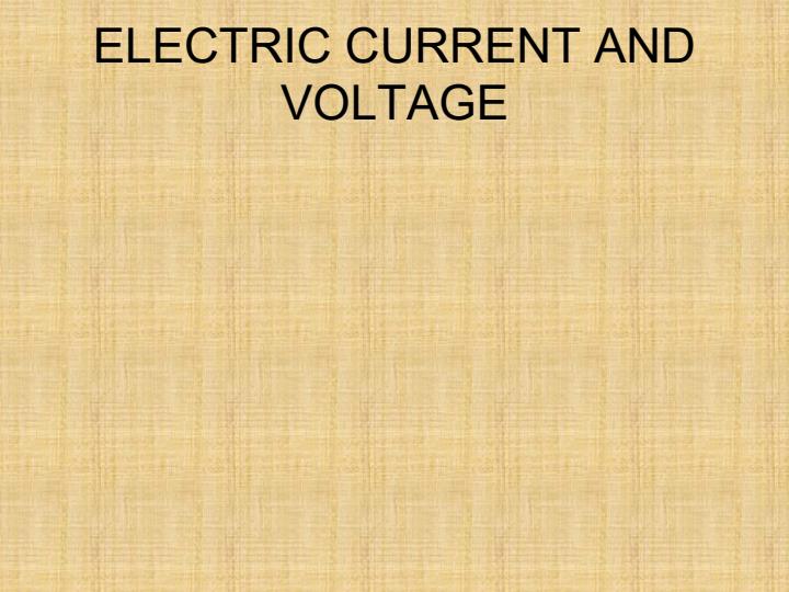 Page 1 – Current Electricity Simplified Notes in PowerPoint Format – Kenyaplex