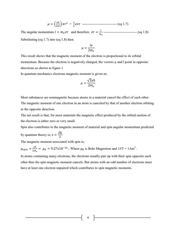 Page 4 – PHY 315/ ESP 413: Electromagnetic Theory Notes – Kenyaplex