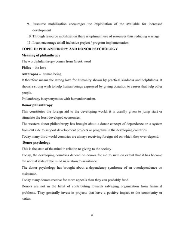 Page 4 – Resource Mobilization and Fundraising Notes – Kenyaplex