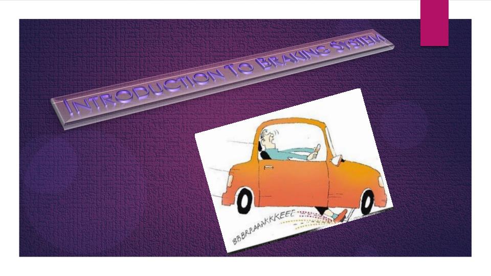 Page 1 – Diploma in Automotive Engineering: Introduction to Braking System Notes – Kenyaplex