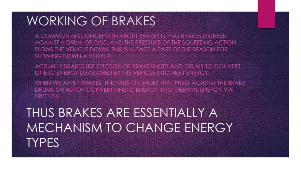 Page 3 – Diploma in Automotive Engineering: Introduction to Braking System Notes – Kenyaplex