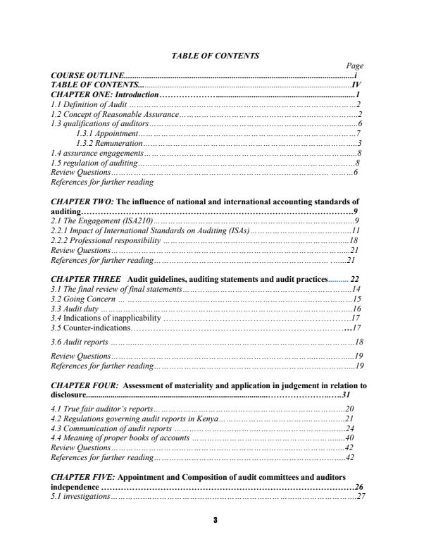 Page 2 – ACC 424: Advanced Auditing Notes – Kenyaplex