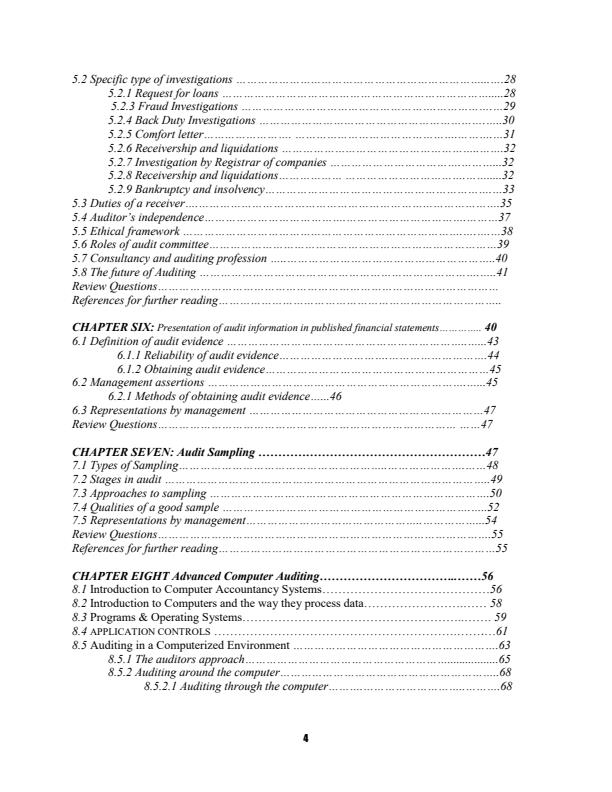 Page 3 – ACC 424: Advanced Auditing Notes – Kenyaplex
