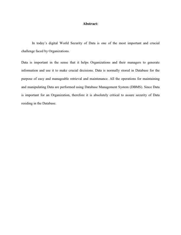 Page 2 – Database Systems: Various Techniques to Improve Security of Database – Kenyaplex