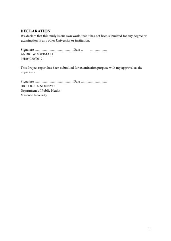 Page 2 – Assessing hand hygiene knowledge, attitudes and practices among students at Maseno University, Kisumu County, Kenya – Kenyaplex