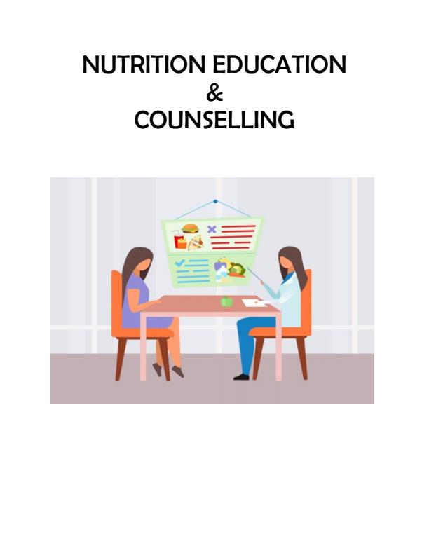 Page 1 – HND 200: Nutrition Education and Counselling Notes – Kenyaplex
