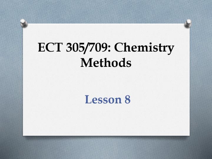 Page 1 – Chemistry Methods Notes – Kenyaplex
