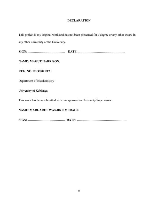 Page 2 – Determination of bacterial susceptibility of E.coli and S.aureus towards selected antibiotics – Kenyaplex