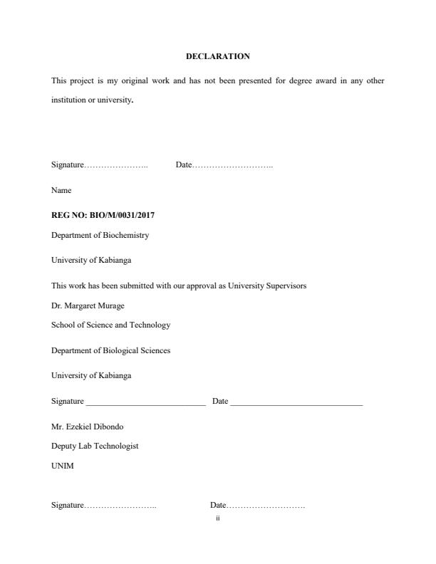 Page 2 – Evaluation of antimicrobial resistance of Neisseria gonorrhoeae isolates to various pharmaceutical drugs conducted in Kisumu County – Kenyaplex
