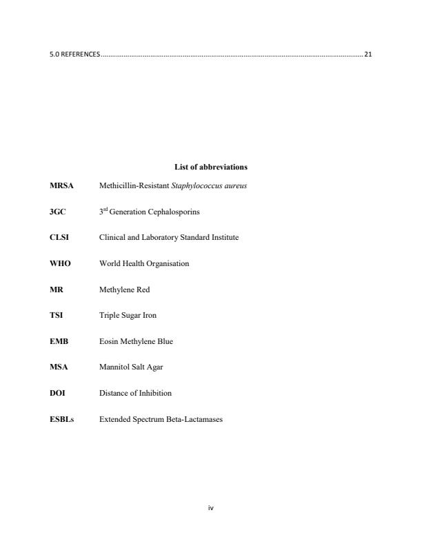 Page 4 – Proposal on the determination of antimicrobial susceptibility of e.coli and staphylococcus aureus isolates in vitro – Kenyaplex