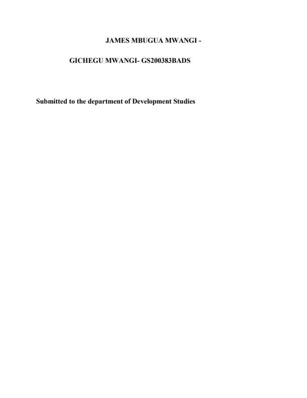 Page 2 – Measures that can be taken by the government of Kenya to solve the problem of unemployment – Kenyaplex